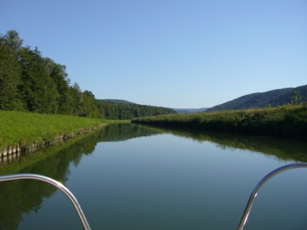 le canal de sortie après Montigny