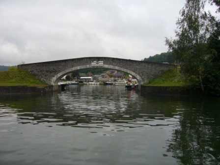 L'entrée de la darse d'Anseremme