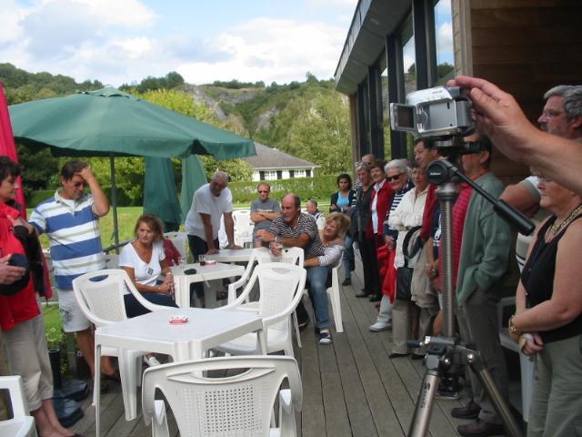 Image des participants du briefing au club