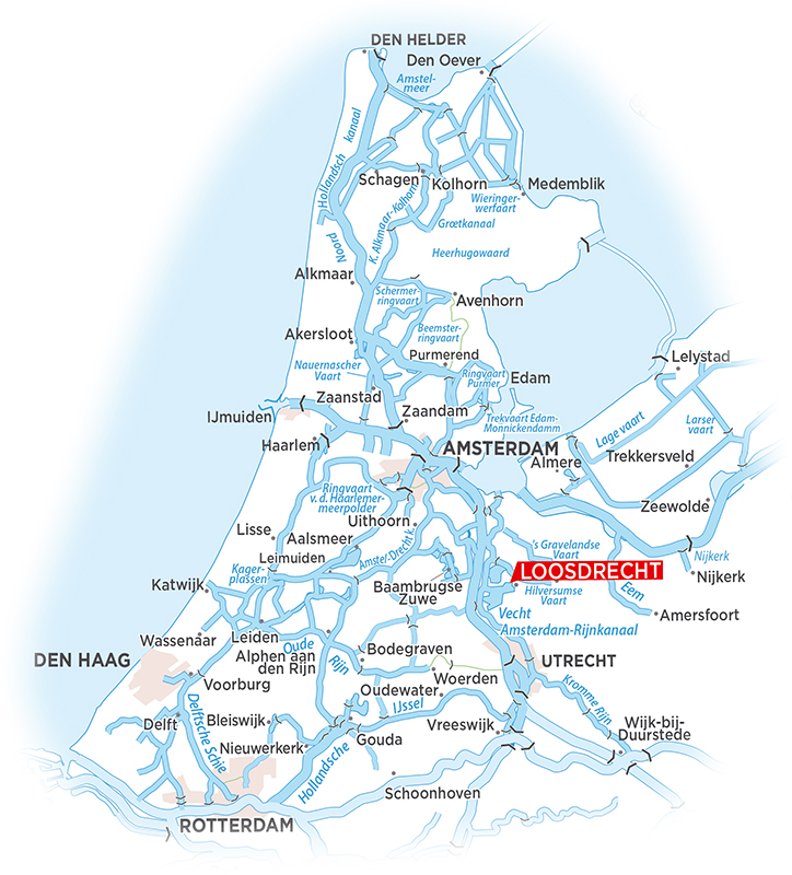 carte des Pays-Bas